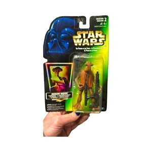 1996 Star Wars Power of The Force Momaw Nadon Action Figure.